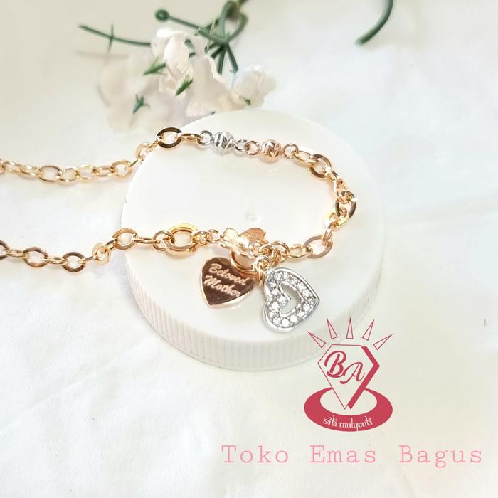 Gelang Emas Variasi 8 K 375 HWT