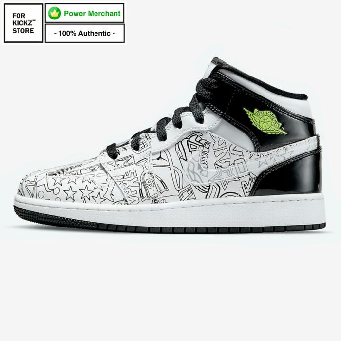NIKE AIR JORDAN 1 MID SE DIY DOODLE