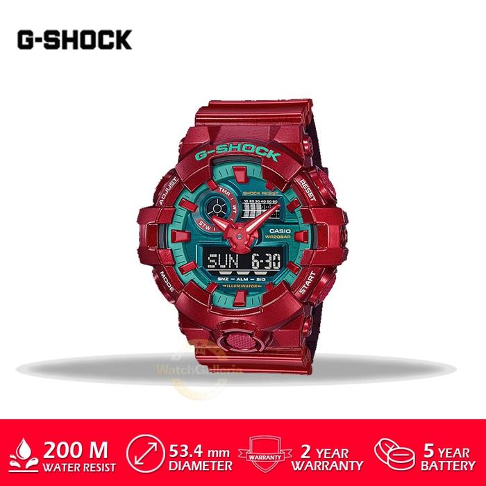 Casio G-Shock GA-700DBR-4ADR/GA-700DBR-4ADR/GA-700DBR- Original Murah