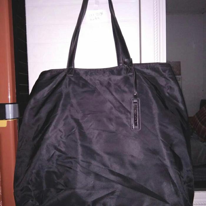 preloved tas nylon hitam besar