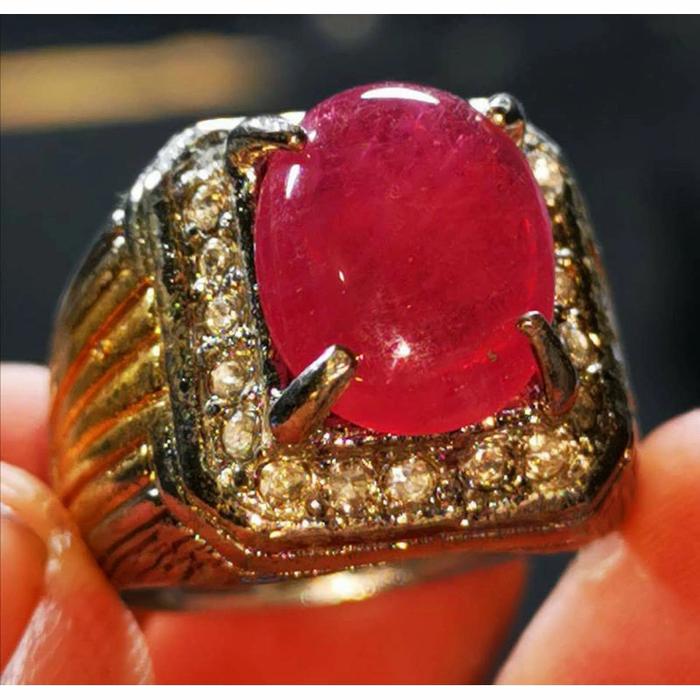 RUBY PIGEON BURMA KRISTAL BIG SIZE HIGH_QUALITY