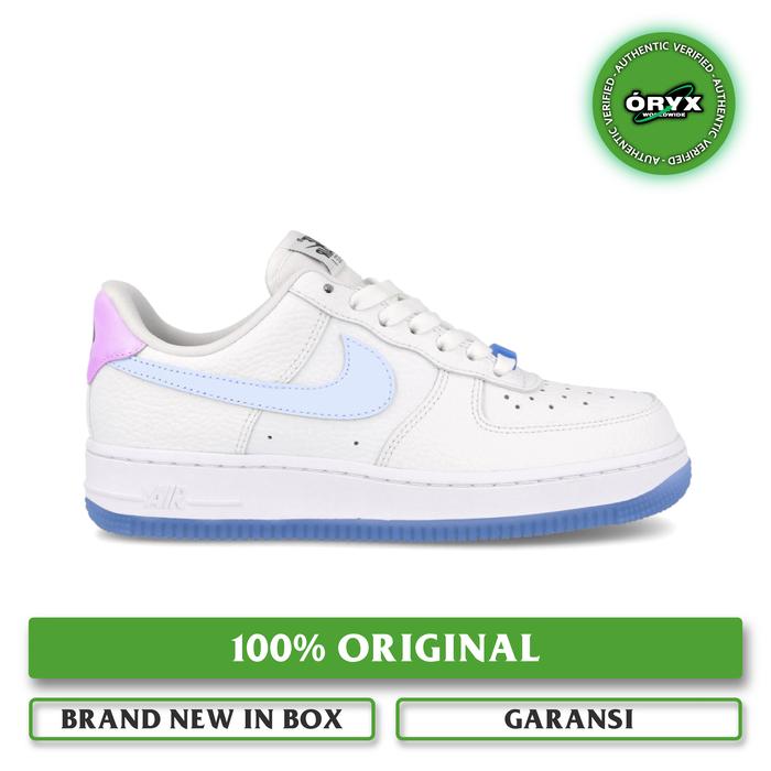 Nike Air Force 1 '07 LX UV Reactive Swoosh White / University Blue
