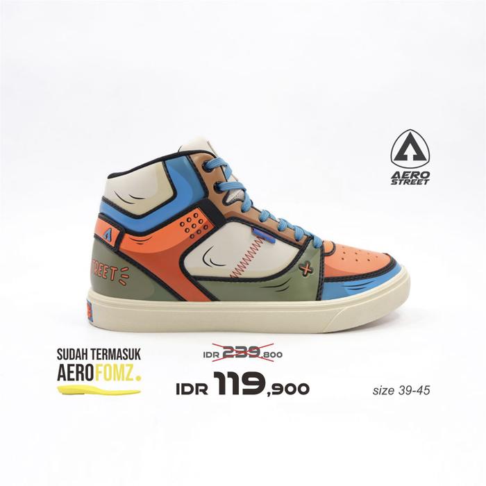 Aerostreet 2D Reborn Biru Orange