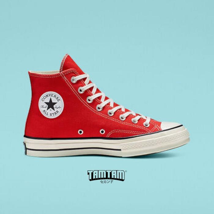CONVERSE CHUCK 70s ENAMEL RED EGRET HIGH & LOW - RESMI PT.MAP