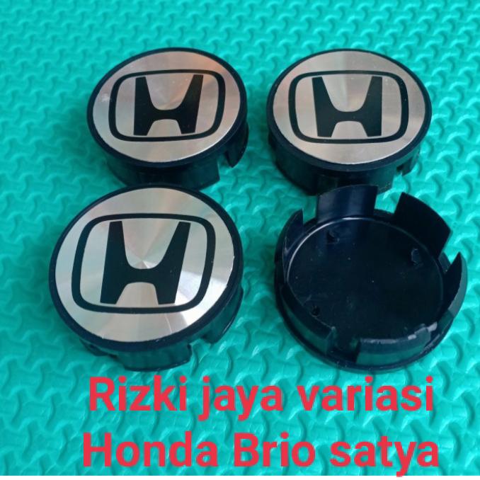 Dop roda tutup velg Honda Brio Satya model plat