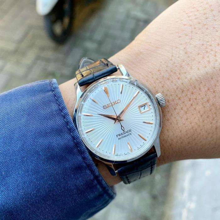 jam tangan luxury Seiko SRP855 mid size Cal. 4r36 23jewels