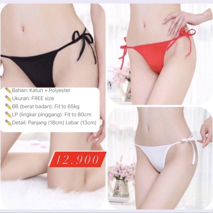sexy cd celana dalam wanita tali gstring g string import murah