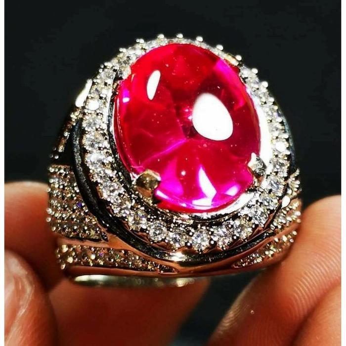 RUBY BURMA SIAM NAIK DS 9.25 KRISTAL BIG SIZE