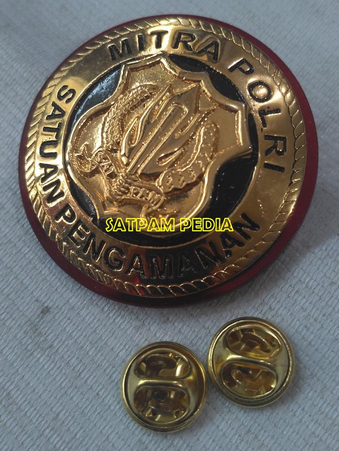 Pin Satpam Mitra Polri - Wing Satpam Mitra Polri - Bros Satpam