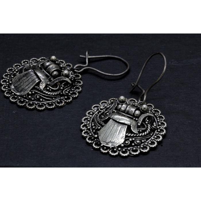 ANTING BARONG BALI PERAK ASLI 925 PERAK BAKAR BALI