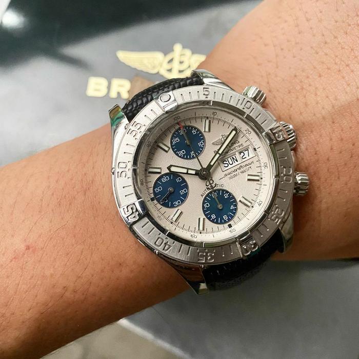 jam tangan Breitling Chronometre Super Ocean Panda Automatic cal B13