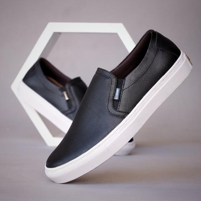 Sepatu Pria Slip On Kulit Cevany Mori ORIGINAL