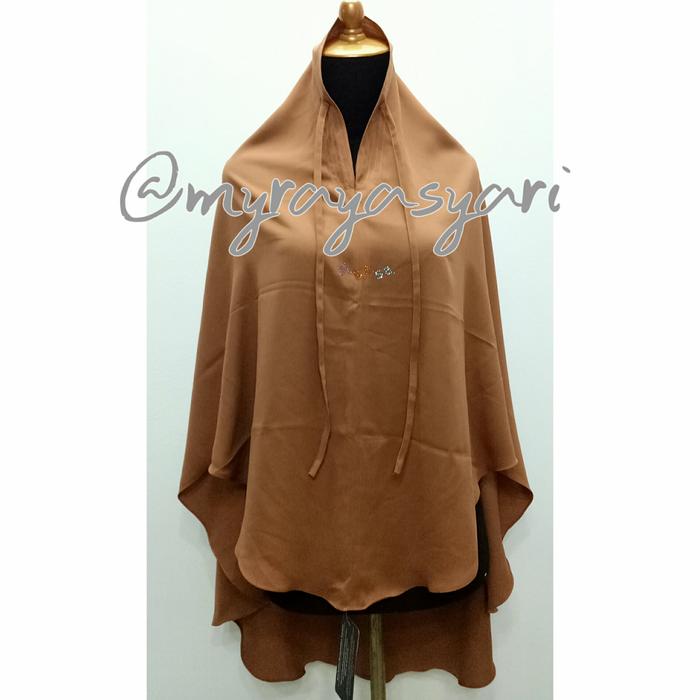 khimar sisesa syariah clay brown