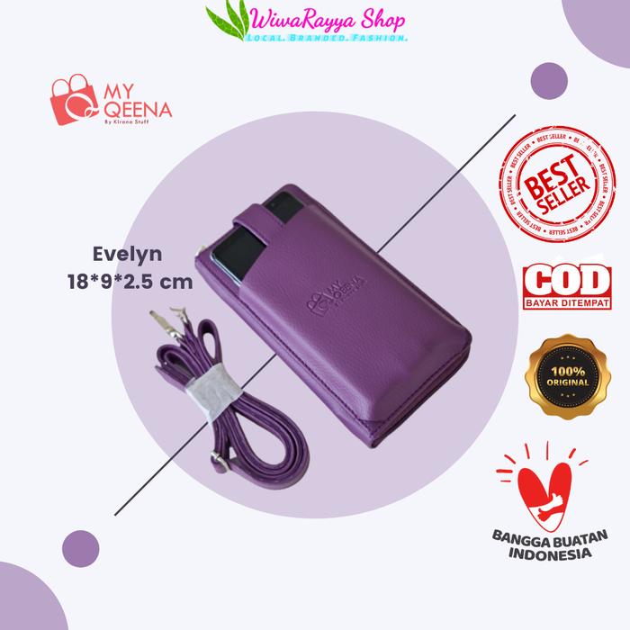 Dompet HP Evelyn Wallet Original My Qeena by Kirana Stuff