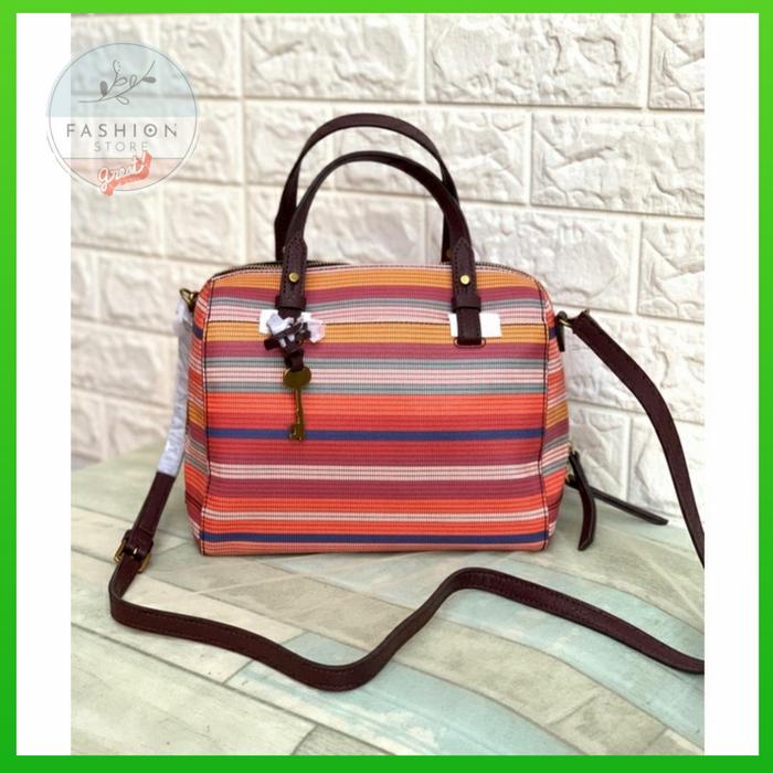 tas wanita fossil rachel satchel vintage orage fossil original