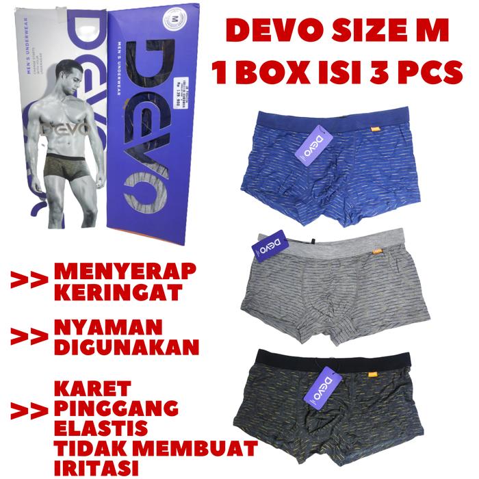 Celana Dalam Pria / Boxer Masterman Devo Original NJ207