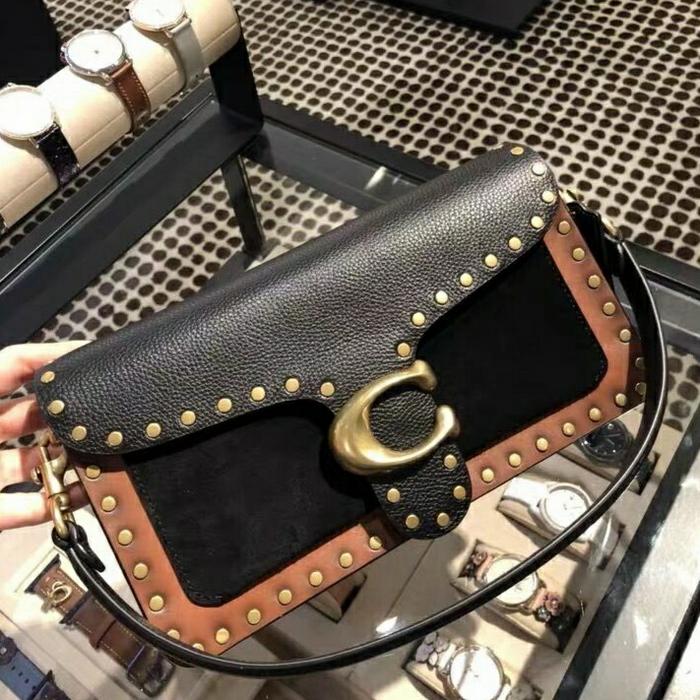 Coach Tabby 26 Crossbody bag leather black/brown