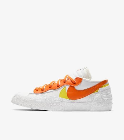 Nike Blazer Low x Sacai Magma Orange