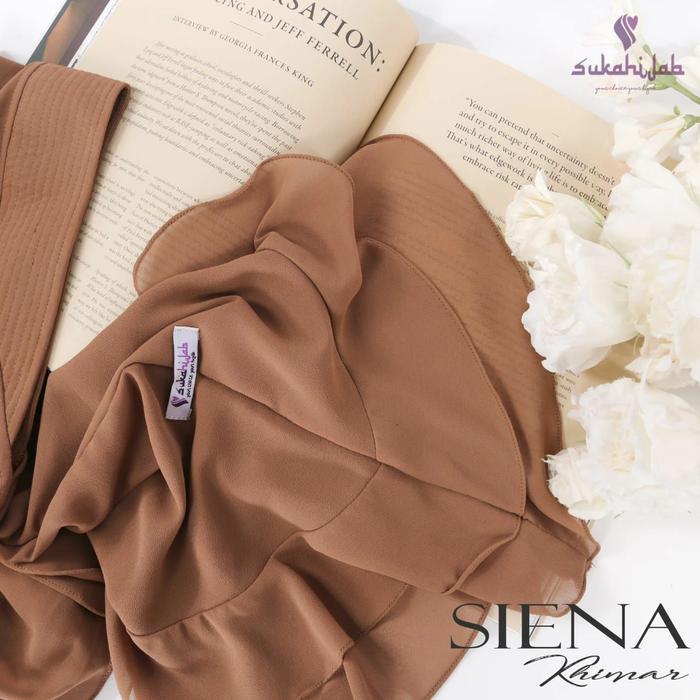 khimar syari ceruty 2 layer - Siena Sukahijab