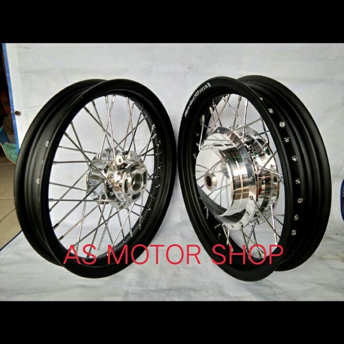 sepaket velg set sprint xd 185-215x14 tromol set jari new spin skyweve