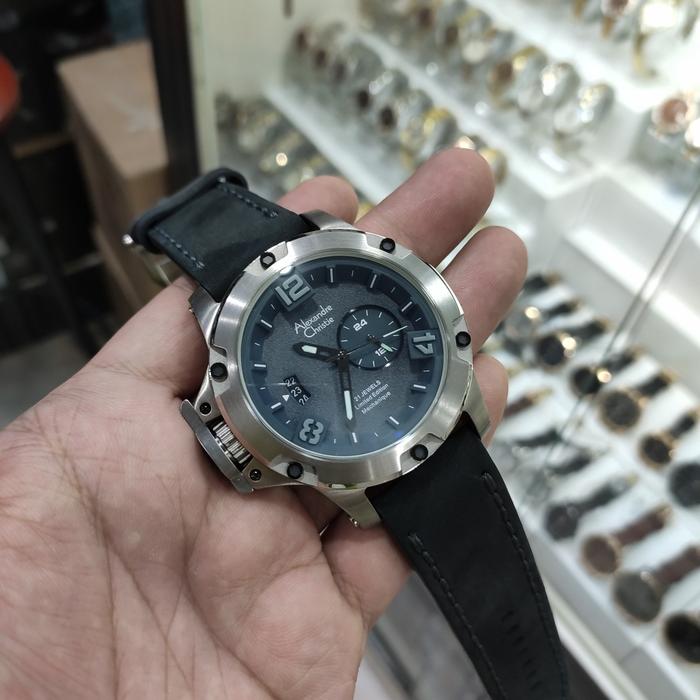 jam tangan alexandre christie Ac 6339 Titanium limited edition 0792