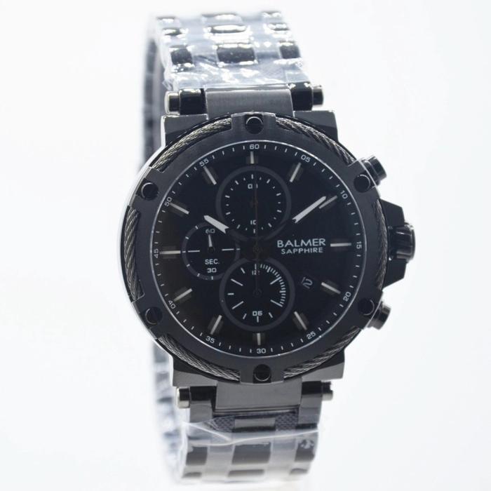 Jam Tangan BALMER 8153 Full Black Original