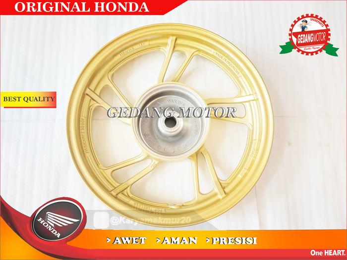 VELG BELAKANG GOLD VARIO 125 LED NEW VARIO 150 ESP ORI AHM HONDA