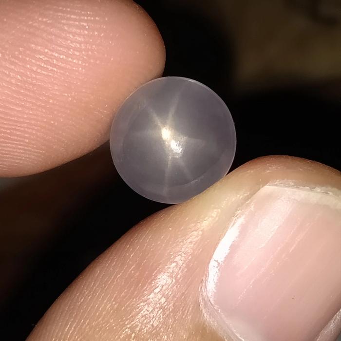 natural rose quart star 4.85ct natural alam