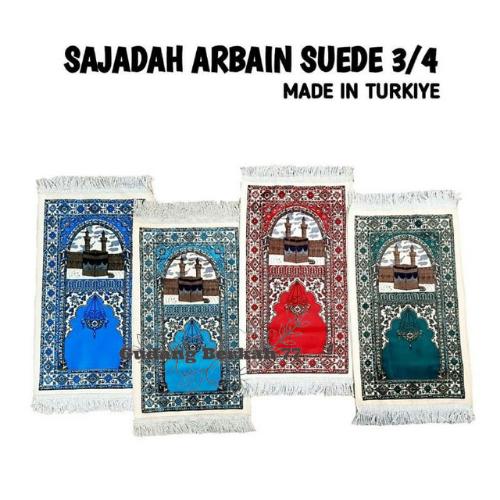 SAJADAH MUKA SUEDE TAMBANG SUEDE ARBAIN 3 PER 4