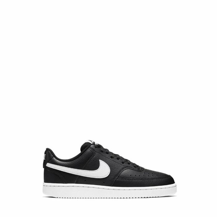 NIKE WMNS COURT VISION LOW BLACK WHITE ORIGINAL RESMI