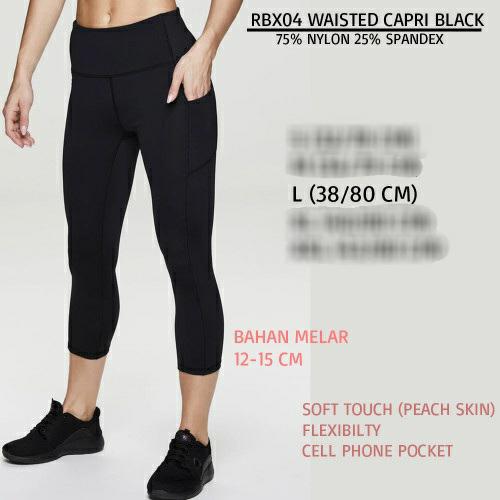 Celana Legging RBX Wasted Capri Pocket RBX04