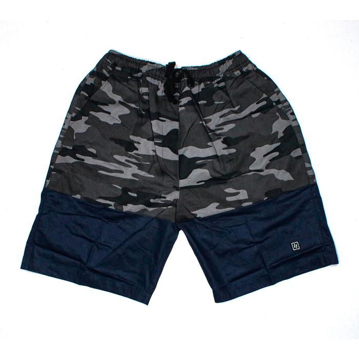 Soldierside Familia Boardshort Celana Pendek Santai  "Loco" CamoNavy Katun Nyaman CK118