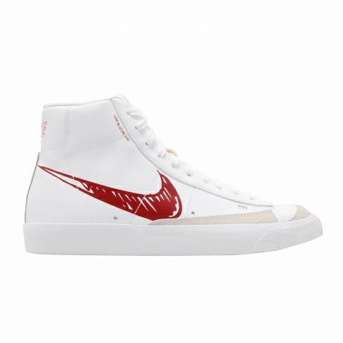 Nike Blazer Mid 77 Sketch White Red