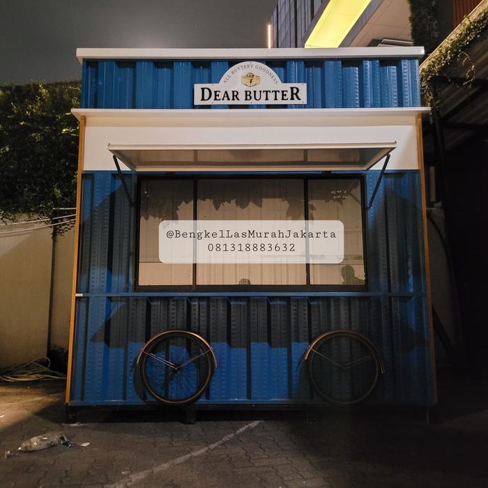 Booth Gerobak Stand Container 3x2x3 knockdown