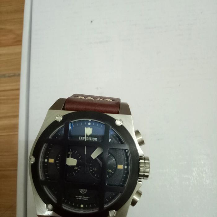 jam tangan analog pria Expedition E6692 M All stainless steel