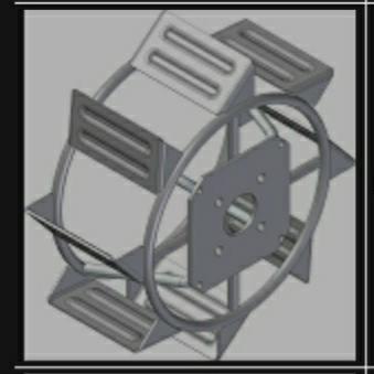 AKSESORIS RODA BESI QUICK CAKAR BAJA IRON WHEEL OD 370 CAKAR BAJA