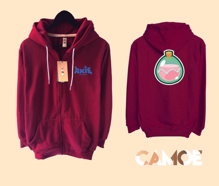 Jaket Hoodie Zipper premium SLP axie infinity Smooth Love Potion games