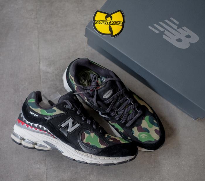New Balance 2002 R x BAPE "Black"