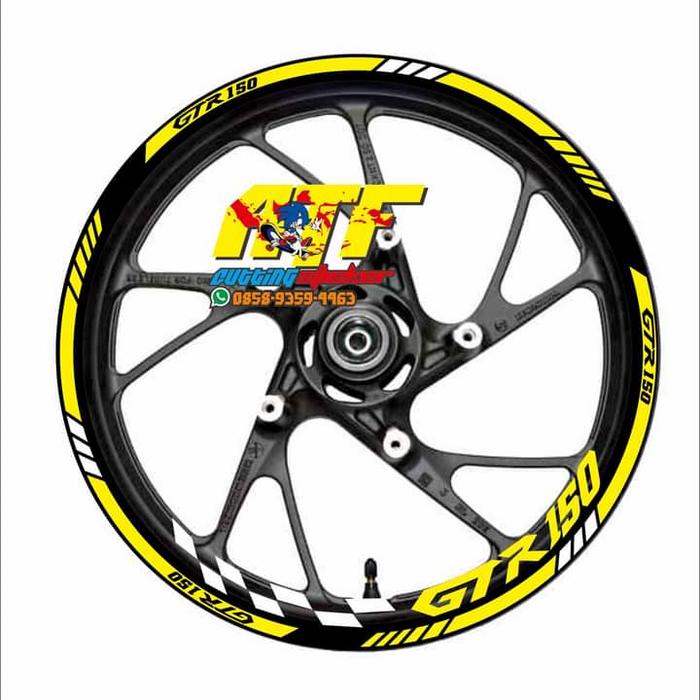 sticker velg Supra GTR 150