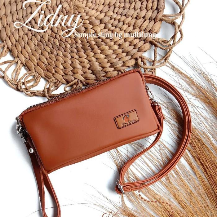 tas wanita 3 ruang biru tsabita zidny simple bag