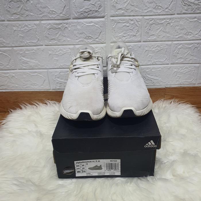 Sneakers Adidas Alphabounce RC2 M- Putih size US 10,5