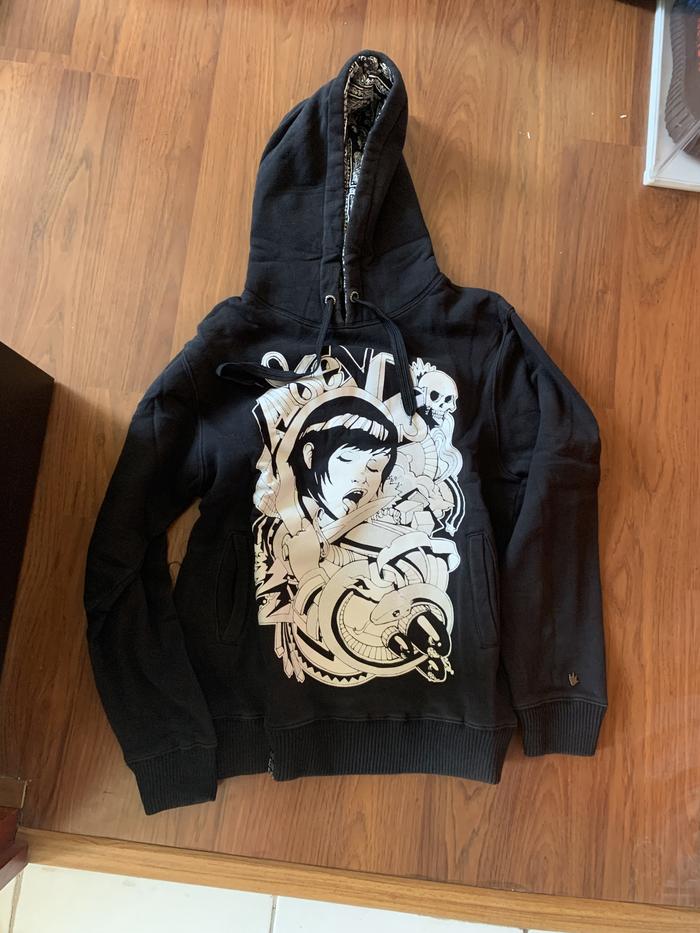 Hoodie Afends Australia Girl and Dagger size S original