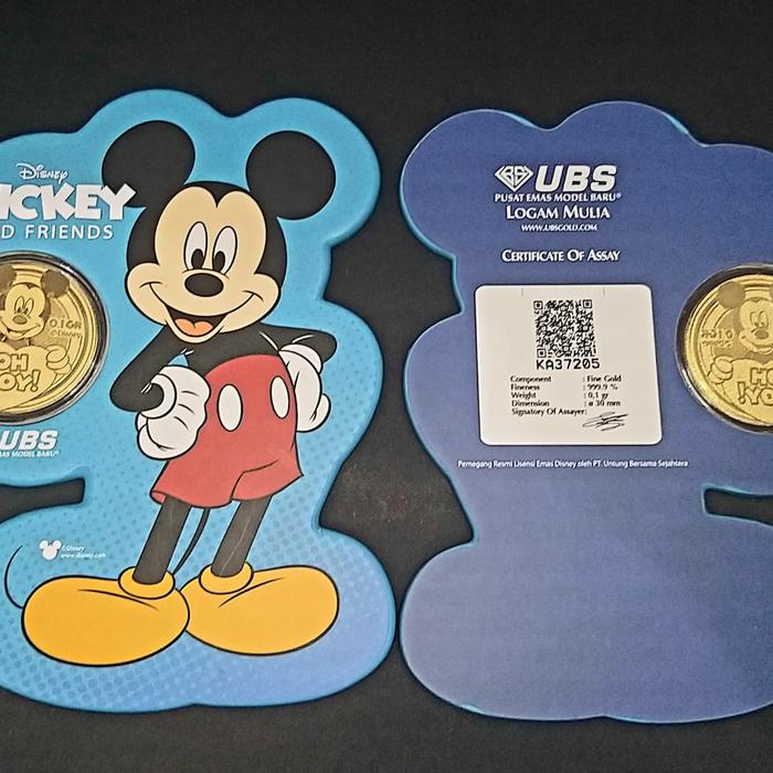 GIFT SERIES UBS DISNEY MICKEY THIN 0.1 GR / LM UBS THIN 0.1 GR