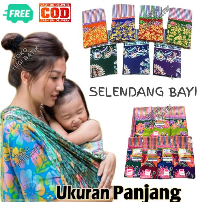 Selendang Lendang Gendong Bayi Jarik Tapih Batik