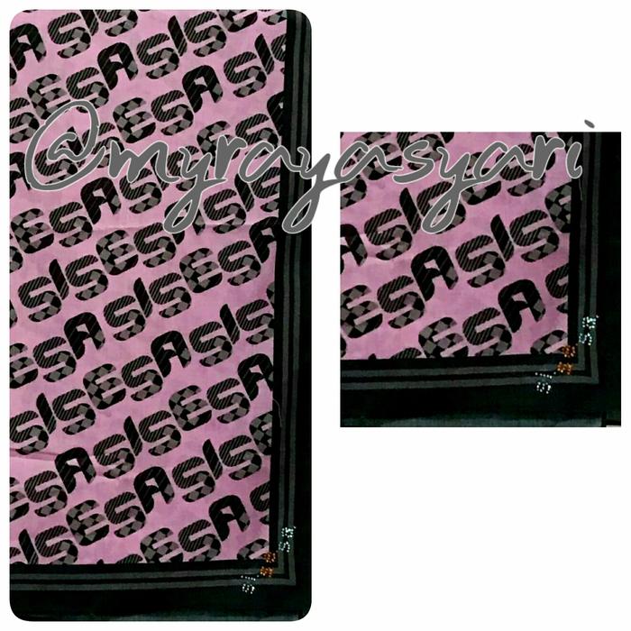 scraf sisesa original swar large black pink