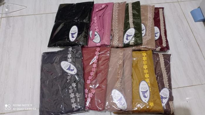 KERUDUNG SIRIA TALI RENDA MELATI BERGO RENDA BERGO MARYAM RENDA MELATI