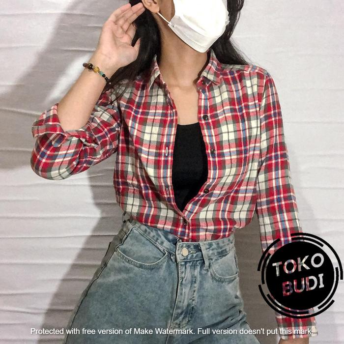 Flannel // Plaid Vol.1 UNISEX Kemeja Cewek Flanel Thrift