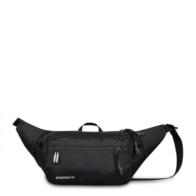 Tas Pinggang Pria Eiger Original Iridium Foldable WB - Black