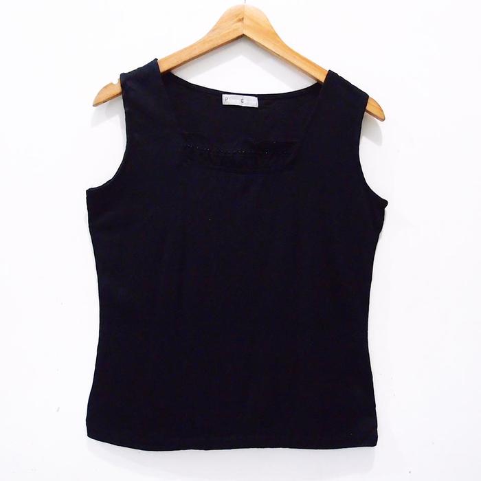 DK598 SIZE M PALACE GARDEN PREMIUM TANK TOP BRANDED IMPORT SECOND