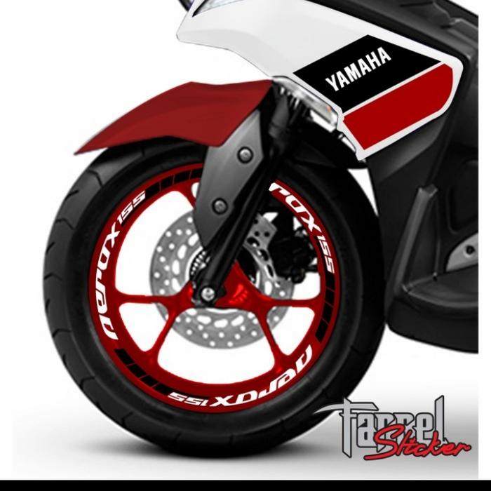 sticker velg aerox 155 sticker velg aerox variasi motor